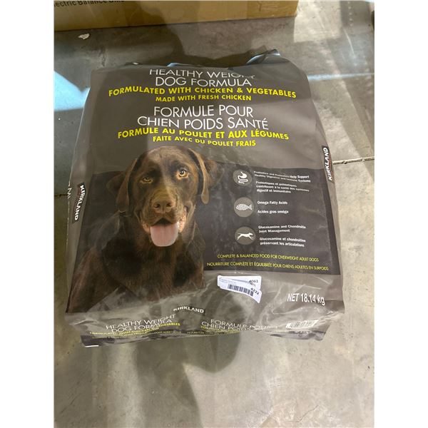 Kirkland signature healthy weight dog food 40lb