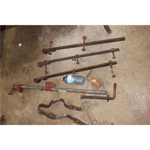 Bar clamp, Metal flat bars