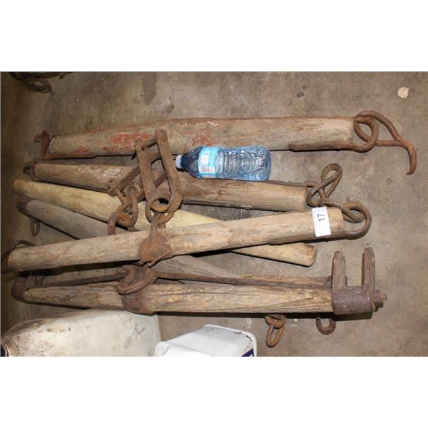 Antique double yokes