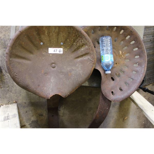 Vintage tractor seats