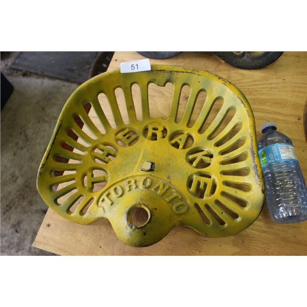 The rake toronto tractor seat