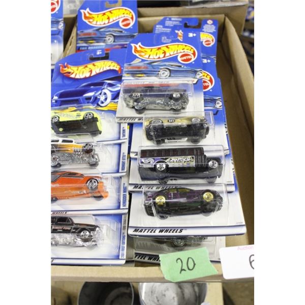 20 hot wheels cars