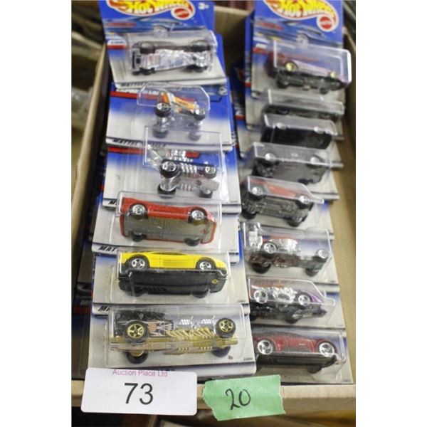 20 hot wheels cars