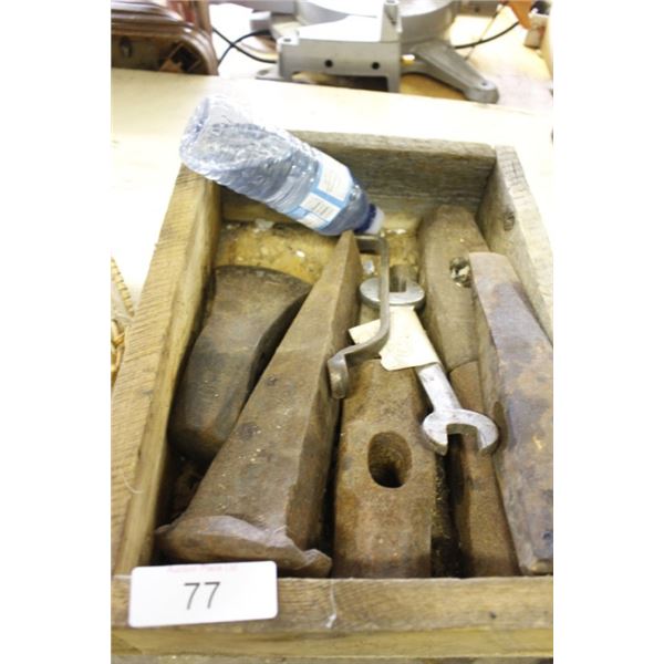 Sledge hammer heads, axe heads, wedges