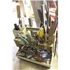 Image 2 : Tool carry tote, files, screwdrivers, rolling