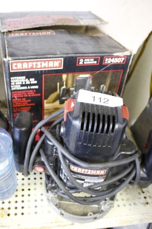 Craftsman plunge router