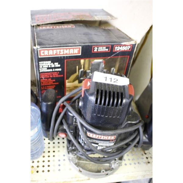 Craftsman plunge router