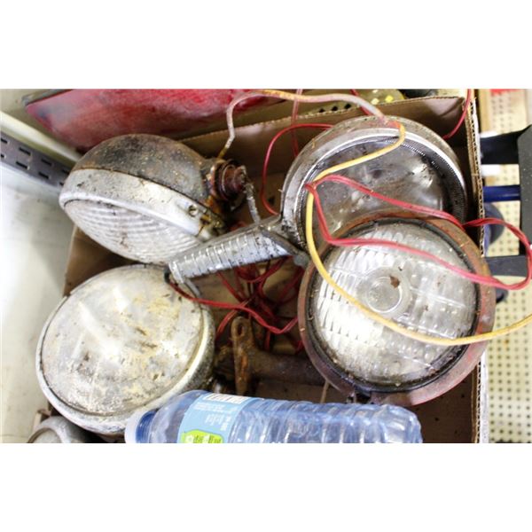 Collection of tractor head lights
