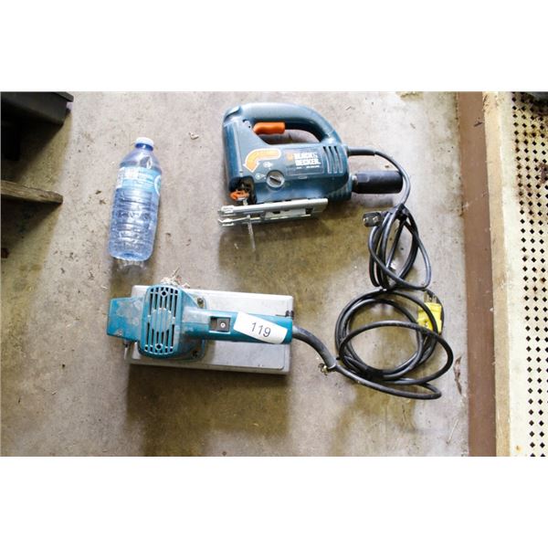Black & Decker jigsaw, electric board sander