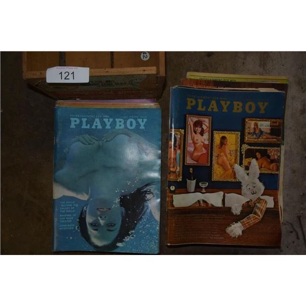 Vintage playboy magazines