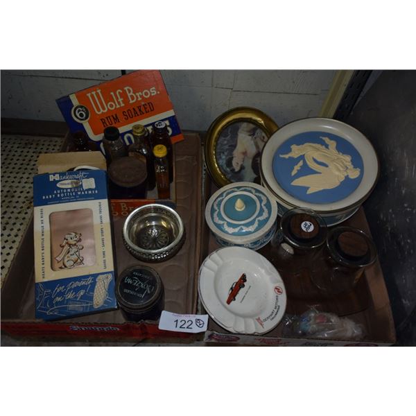 Baby bottle warmer, ashtray, soldering paste,