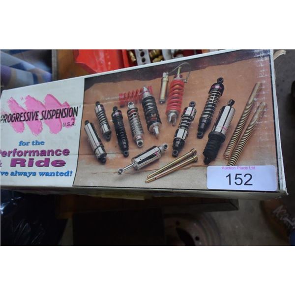 Progressive suspension coil over springs,