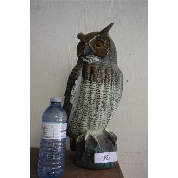decorative, plastic  owl figurine