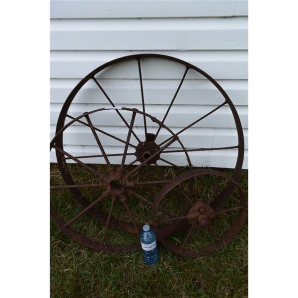 Vintage wagon wheels