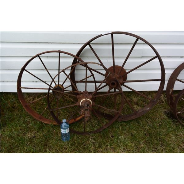 Vintage wagon wheels