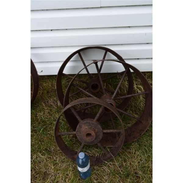 Vintage wagon wheels
