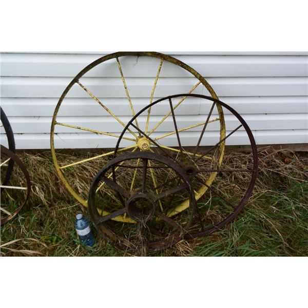 Vintage wagon wheels