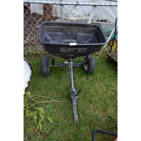 Lawn seeding trailer