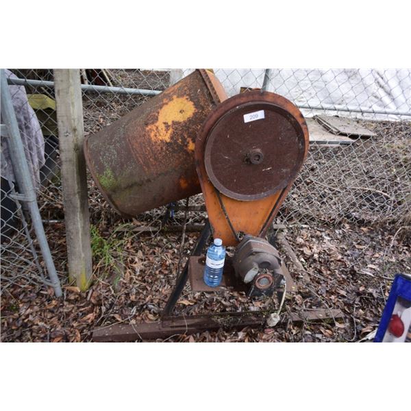 Vintage cement mixer electric