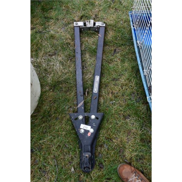 Trailer hitch extension