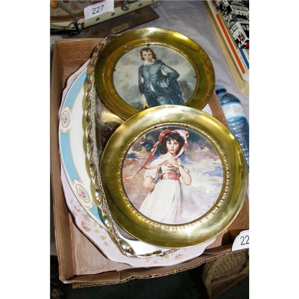 Decorative plates, dishware, silver platter