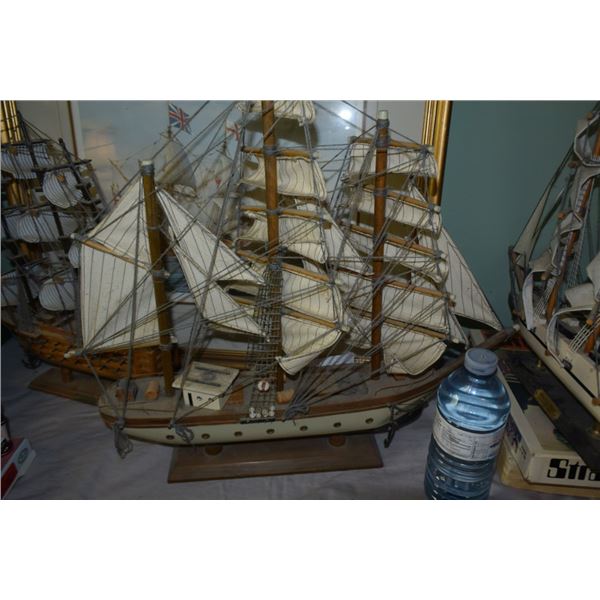 Gorch Fock sailboat model