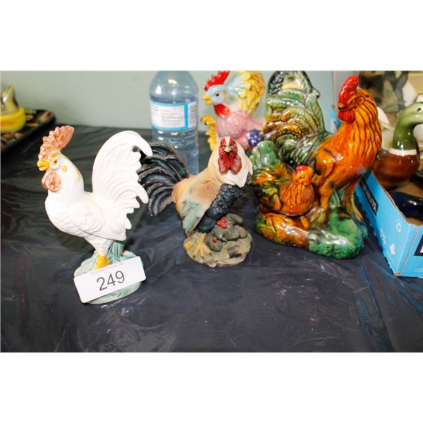 Chicken/rooster ornaments