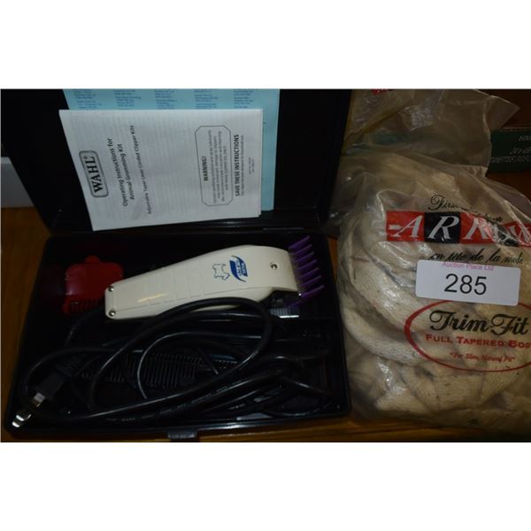 Wahl pet trimmer, bag of wicks