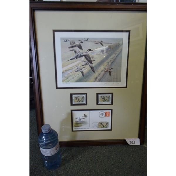 First of Nation United Kingdom Duck Stamp Print