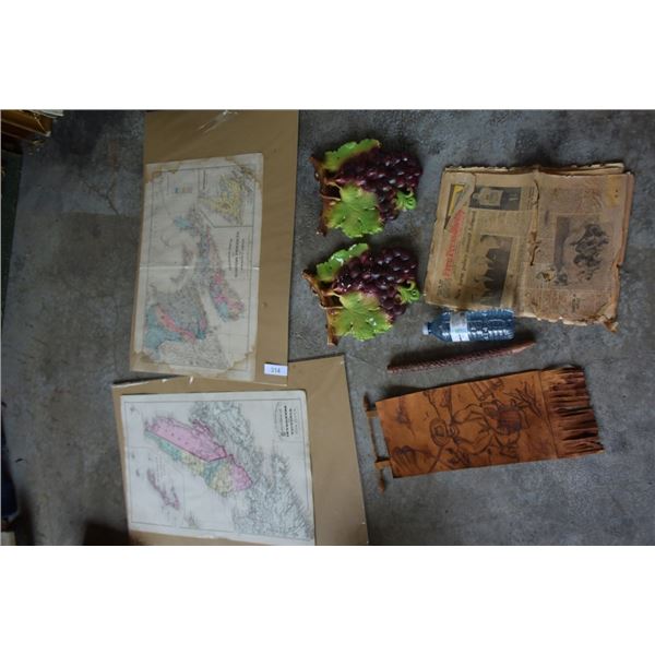 vintage maps the Maritime Provinces, Free Press