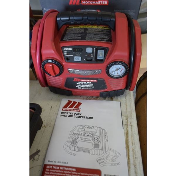 Motomaster booster pack w/ air compressor