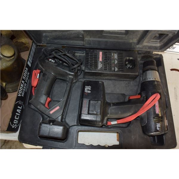 craftsman cordless drill & flashlight