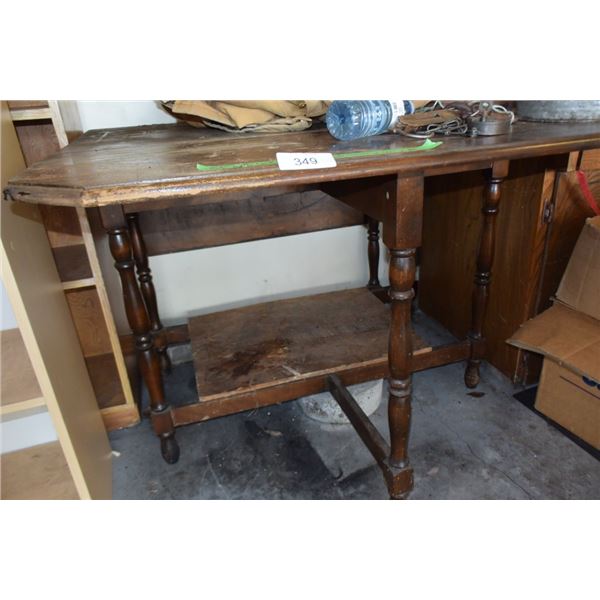 Vintage Drop leaf wooden table