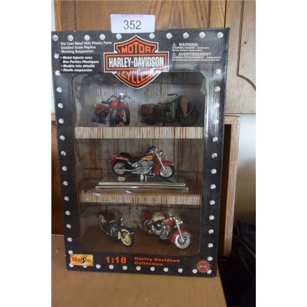 Harley-Davidson Collection 1:18 die cast metal w/