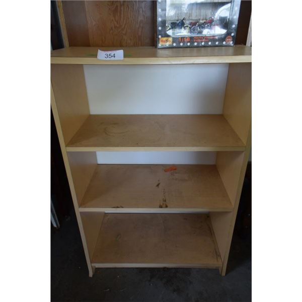26"x13"x36" wooden shelving unit