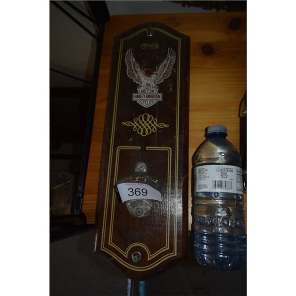 Harley-Davidson wall-mount bottle opener