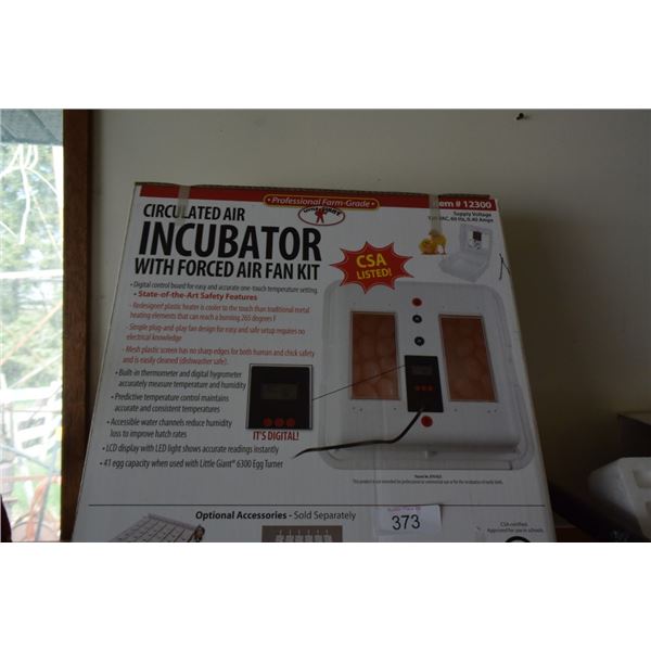 Circulated air incubator