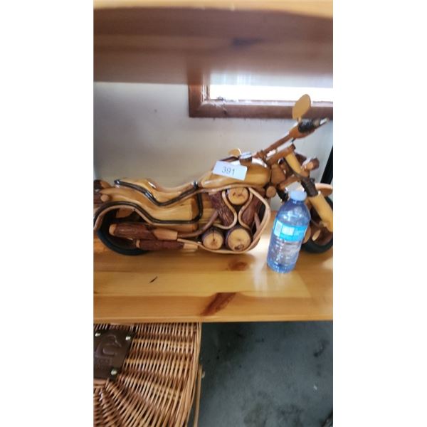 Wood motorcycle model