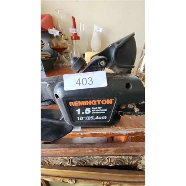 Remington 1.5 peak HP 10" chain saw
