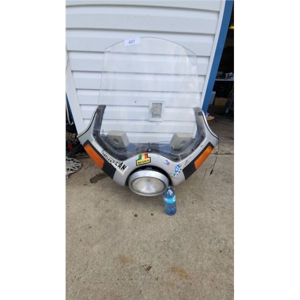 Windjammer IV motorcycle wind screen