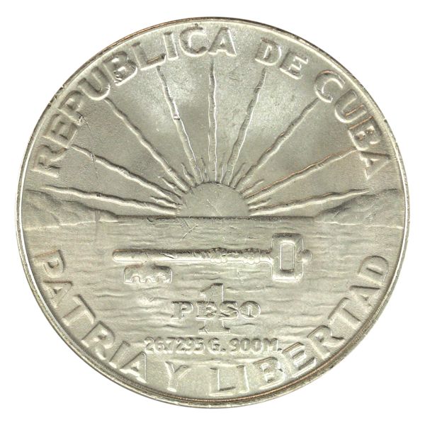 Kuba 1953 Peso Choice BU