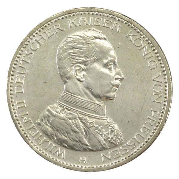 German States-Prussia 1913A 5 Mark UNC+