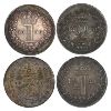 Image 1 : Great Britain 1880 4-Piece Maundy Money Set