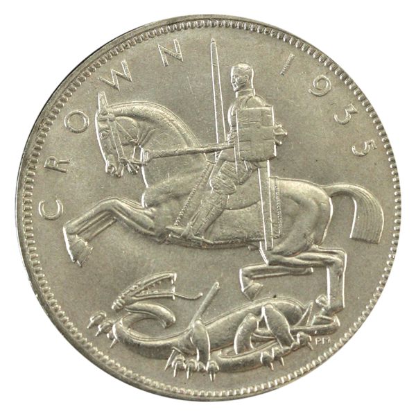 Great Britain 1935 Crown Choice BU 