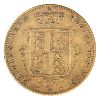 Image 1 : Great Britain Gold 1877 1/2 Sovereign VF-EF 