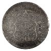Image 1 : Mexico Silver 1771Mo 8 Reales F-VF. Natural Mauve Hues with Hints of Cobalt at Edges