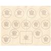 Image 33 : World Silver 1981 FAO World Food Day Proof Issues 14 Coin Set In Original Case.