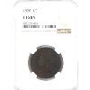 Image 1 : USA 1828 Coronet Head Cent Small Wide Date NGC F15 Brown