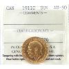 Image 1 : 1911C Gold Sovereign ICCS AU50. A Bright, Lustrous Coin