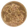 Image 2 : 1911C Gold Sovereign ICCS AU50. A Bright, Lustrous Coin